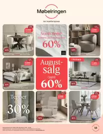 Møbelringen kundeavis Side 1: Stressless Laurel spisestol €4.999,00, Mia stol €10.999,00