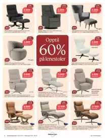 Møbelringen kundeavis Side 4: Galaxy Moon hvilestol €9.999,00, Stressless Magic Cross medium lenestol €21.999,00