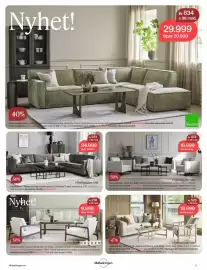 Møbelringen kundeavis Side 5: Hjellegjerde Mantovani hjørnesofa €34.999,00, Hjellegjerde Anne 3,5-seter €33.999,00