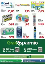 Volantino Gran Risparmio settimana 33 Pagina 16: Domopak alluminio €1,75, Wyd tovaglioli 1 velo €0,79