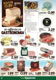 Volantino Gran Risparmio settimana 33 Pagina 2: Prosciutto di Parma Riserva 18 mesi Letto €2,49