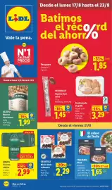 Catálogo Lidl semana 34 Página 1: Argus cerveza clásica €2,99, Gelatelli minis doble cobertura €2,29