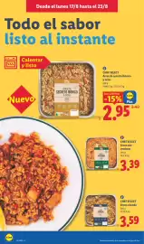 Catálogo Lidl semana 34 Página 12: Chef Select arroz de secreto ibérico y setas €2,95, Chef Select arroz con verduras €3,39