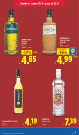 Catálogo Lidl semana 34 Página 17: Limoncello di Sorrento €4,19, Majestad licor de anís €7,39