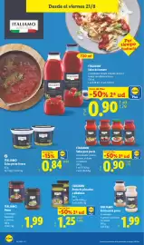 Catálogo Lidl semana 34 Página 42: Italiamo salsa pesto fresco €0,84, Italiamo pesto €1,99