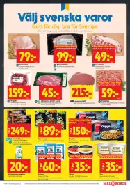 ICA Supermarket reklamblad vecka 33 Sida 5: LAMMROSTBIFF €215,00, Fryst vego Oumph! €89,00
