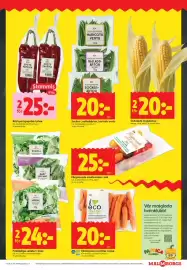 ICA Supermarket reklamblad vecka 33 Sida 7: Röd Spetspaprika i Påse €25,00