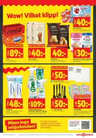 ICA Supermarket reklamblad vecka 33 Sida 9: Coca-Cola, Fanta €89,00, TANDKRÄM €48,00