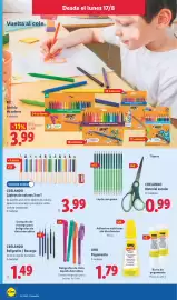 Catálogo Lidl | Bazar Página 10: Crelando lápices de colores 3 en 1 €3,99, Crelando material escolar €0,99