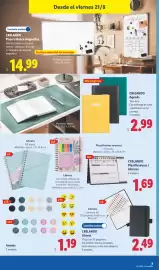 Catálogo Lidl | Bazar Página 23: Crelando agenda €2,99, Crelando libreta €2,49
