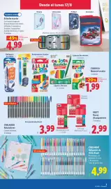 Catálogo Lidl | Bazar Página 7: Crelando rotuladores €3,99, Crelando bolígrafos de tinta de gel €4,99