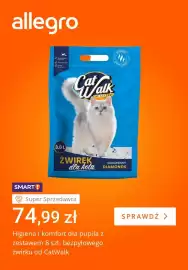 Allegro gazetka tydzień 33 Strona 2: Żwirek dla kota silikonowy CatWalk Diamonds 8-pak €74,99