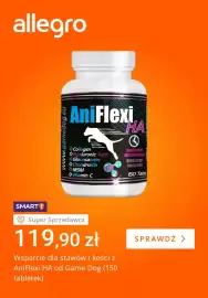 Allegro gazetka tydzień 33 Strona 3: Suplement dla psów na stawy i kości AniFlexi HA Game Dog €119,90