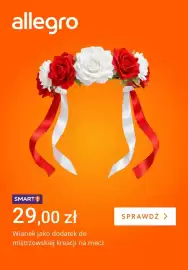 Allegro gazetka tydzień 33 Strona 1: Wianek jako dodatek do mistrzowskiej kreacji na mecz €29,00