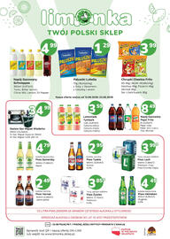 Limonka gazetka Strona 2: Piwo Tyskie Gronie €2,95, Napój gazowany Schweppes Lemon €4,99