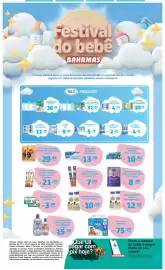 Catálogo Bahamas Supermercados Página 1: Shampoo infantil pompom €10,99, Fralda mili baby giga €75,90