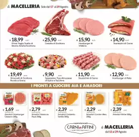 Volantino Carni e Affini Supermercati Pagina 3: Hamburger di Pollo €12,90, Amadori Hamburger Classico €1,69