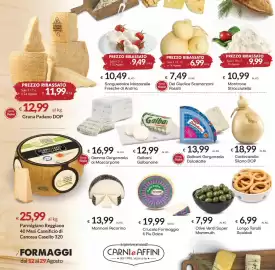 Volantino Carni e Affini Supermercati Pagina 4: Crucolo Formaggio Il Piu Dolce €19,99, Caciocavallo Silano DOP €18,99