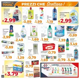 Volantino Tocal Pagina 10: Scala Candeggina Delicata €1,99, Scala Piatti €1,69