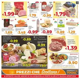Volantino Tocal Pagina 3: Prosciutto Crudo Dolce di Montagna €1,39, Gastronomia €9,90