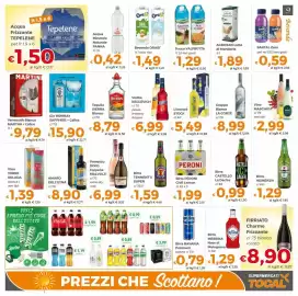 Volantino Tocal Pagina 9: Limoncè STOCK €5,49, Prosecco DOCG Carpenè Malvoti €6,99