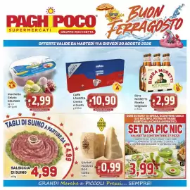 Volantino Paghi Poco Pagina 1: Vaschetta Gelato Gelindo €2,99, Grana Padano DOP Scelto €0,99