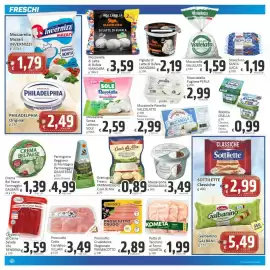 Volantino Paghi Poco Pagina 12: Petto di Tacchino al Forno KOMETA €1,99, Mozzarella senza lattosio SOLE €2,59