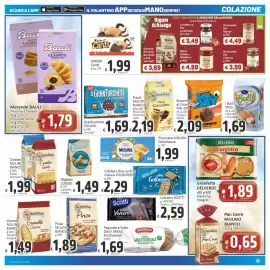 Volantino Paghi Poco Pagina 17: Merende BAULI €1,79, Cracker Salati Mulino Bianco €1,99