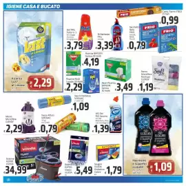 Volantino Paghi Poco Pagina 22: Ricambio H2PRO Classic VILEDA €5,49, WC Gel RIO Azzurro €1,39