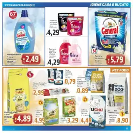 Volantino Paghi Poco Pagina 23: Detersivo in Capsule Perlana €4,29, Ammorbidente Fresca Primavera General €2,49
