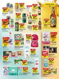 Flop leták týden 33 Strana 11: Birell nealko €18,90, Velkopopovický kozel 10 světlé výčepní €16,90