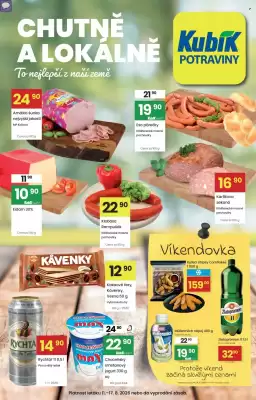 Kubík potraviny leták