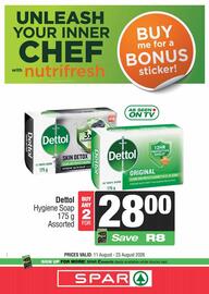Spar catalogue Page 6: Dettol Hygiene Soap Assorted €28,00