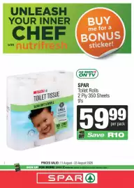 Spar catalogue Page 3: SPAR Toilet Rolls €59,99