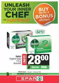 Spar catalogue Page 6: Dettol Hygiene Soap Assorted €28,00