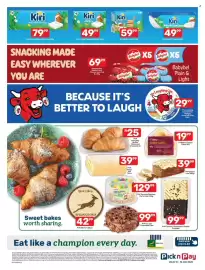 Pick n Pay catalogue week 33 Page 4: Kiri Dip & Crunch €59,99, Kiri Medium Fat Cream Cheese €49,99