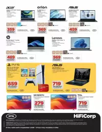 HiFi Corp catalogue Page 4: Orion 15 AMD Ryzen 5 Laptop €369,00, ASUS TUF A15 Ryzen™7 8845HS Gaming Laptop €719,00