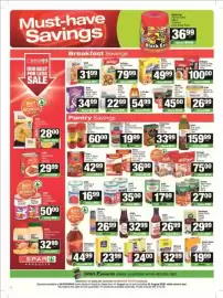 SuperSpar catalogue Page 4: Spar - macaroni or spaghetti €28,00, Black cat - peanut butter €36,99