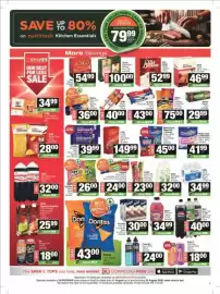 SuperSpar catalogue Page 5: Bos - sparkling glucose drink €18,00, Santoku knife €79,99