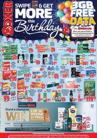 Boxer catalogue Page 8: PURITY Puree Pouches / 3rd Food Jars Assorted €60,00, Always Sanitary Pads Assorted €39,99