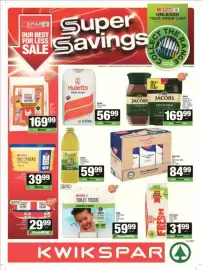 KwikSpar catalogue Page 4: Hulett's White Sugar €56,99, Jacobs Krönung €169,99