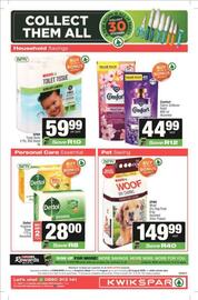 KwikSpar catalogue Page 4: SPAR Woof Dry Dog Food Assorted €149,99, SPAR Toilet Rolls €59,99