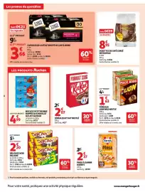 Catalogue Auchan Supermarché page 8: KitKat Céréales €2,07, Harrys Pinsa à garnir €2,37