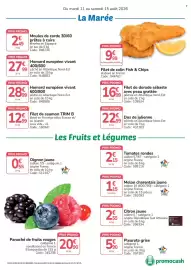 Catalogue Promocash page 2: Promo - citron jaune €2,55, Promo - homard européen vivant 600/800 €28,99