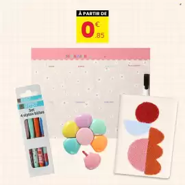 Catalogue Stokomani page 7: Set 4 stylos billes €0,85