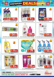 Grand Hyper Market catalogue Page 3: Harpic wc cleaner mountain pine €18,95, Silkeen perfumed talc astd €9,99