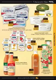 Folleto Pepe La Sal Página 3: LURPAK MANTEQUILLA CON SAL Cont 200g Ta Supermercado de Siempre PEPE PASTORET Ecológico la sal