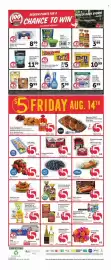 Safeway weekly ad Page 4: Bush's Best Baked or Grillin' Beans €5,00, Frito-Lay Baked, Simply NKD or Miss Vickie's Chips €5,00