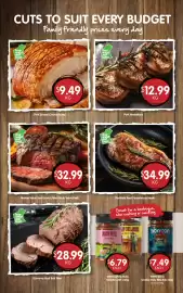 Spudshed catalogue week 33 Page 3: Economy Beef Butt Fillet €28,99, Market Value Beef Scotch Fillet Steak Value Pack €32,99