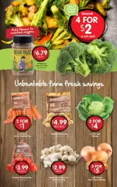 Spudshed catalogue week 33 Page 4: Cabbage €4,00, Brown Onion 2kg Bag €5,00